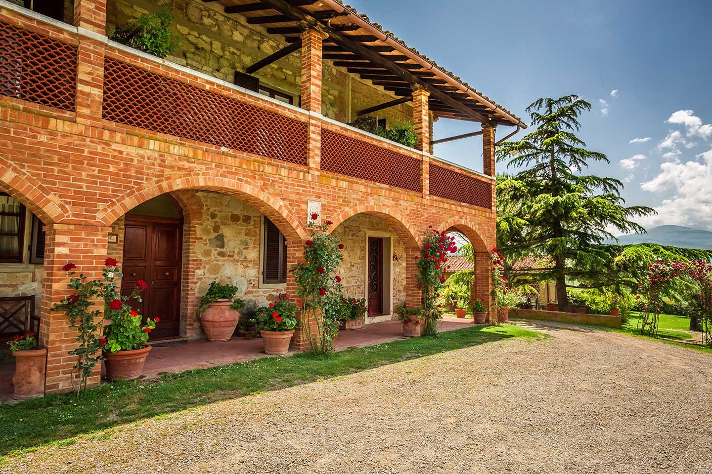 Villa with panoramic view